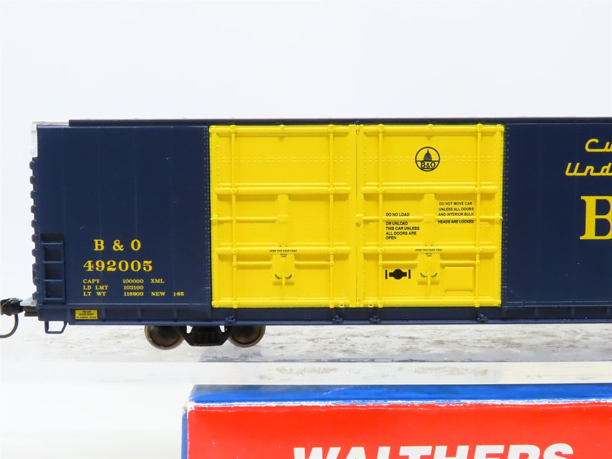 HO Walthers Gold Line 932-235317 B&amp;O Baltimore &amp; Ohio Hi-Cube Box Car 2-Pack