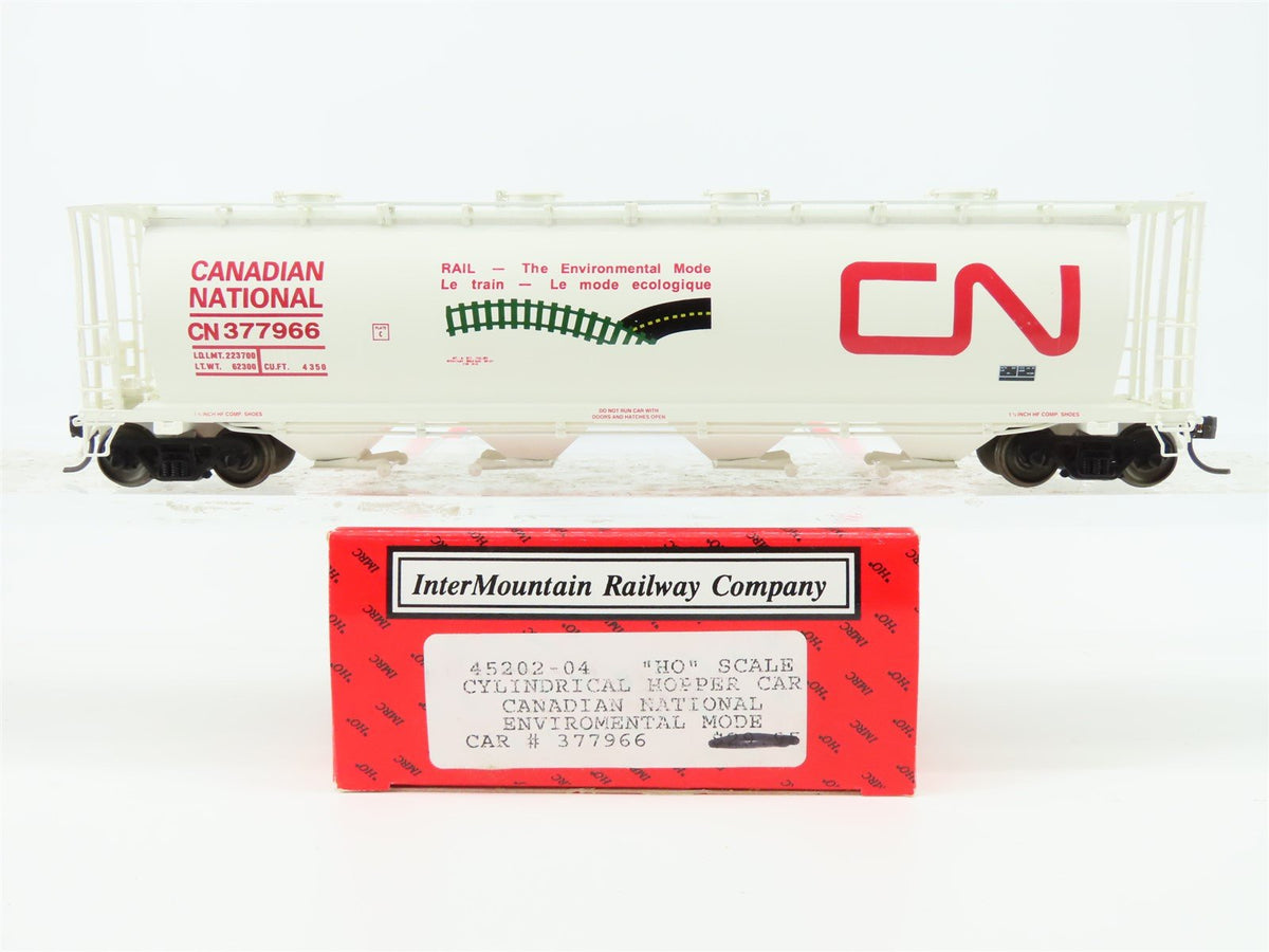 HO Scale InterMountain 45202-04 CN Canadian National Cylindrical Hopper #377966