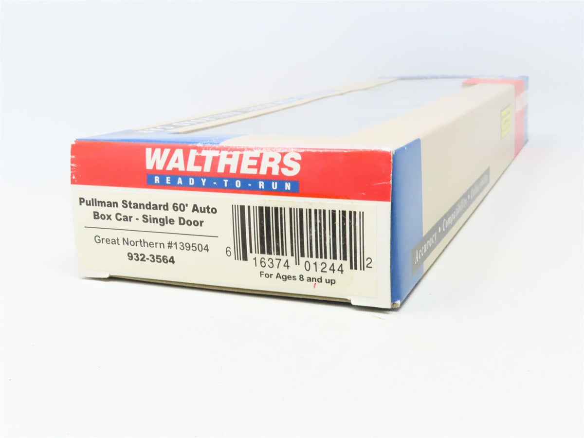 HO Scale Walthers 932-3564 GN Great Northern 60&#39; Auto Door Box Car #139504