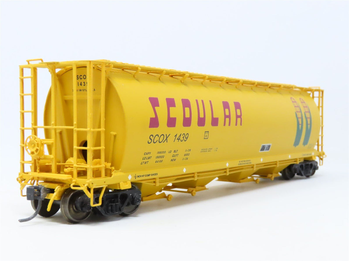 HO Scale Intermountain 45106-14 SCOX Scoular Cylindrical Hopper Car #1439