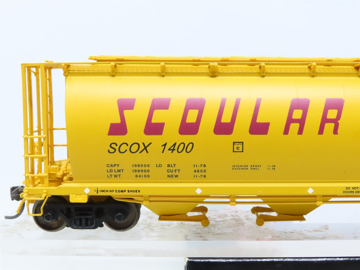 HO Scale Intermountain 45106-13 SCOX Scoular Cylindrical Hopper Car #1300