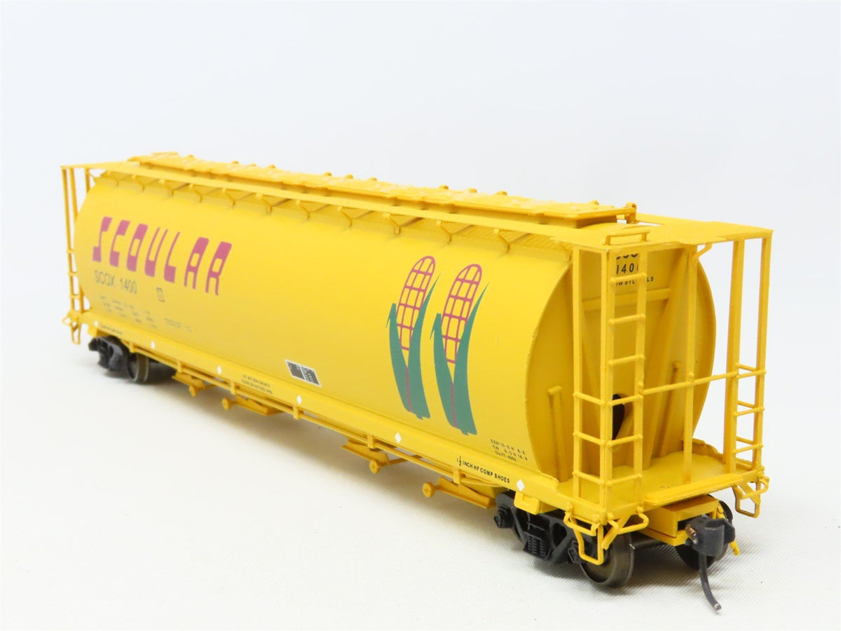 HO Scale Intermountain 45106-13 SCOX Scoular Cylindrical Hopper Car #1300