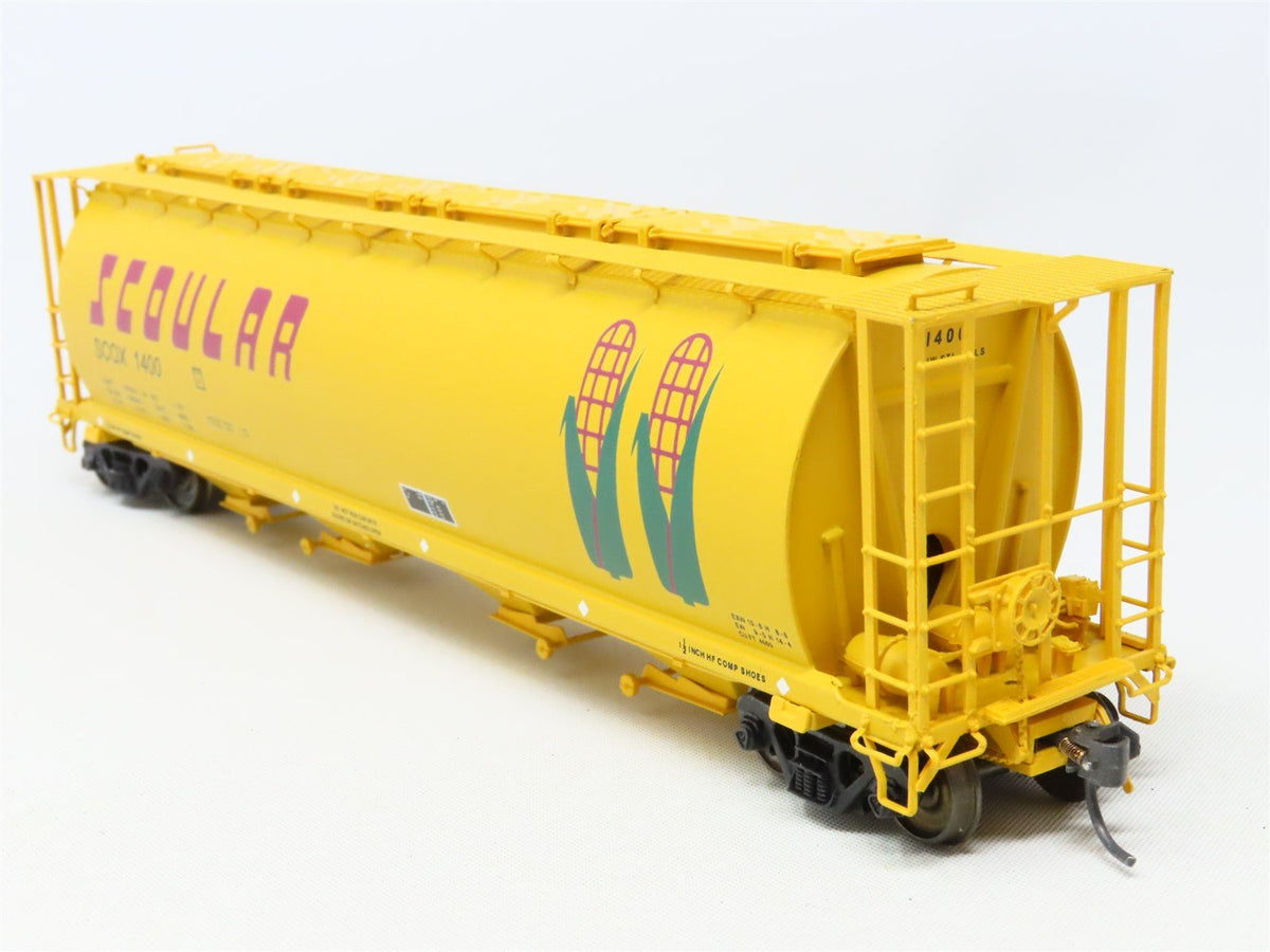 HO Scale Intermountain 45106-13 SCOX Scoular Cylindrical Hopper Car #1300