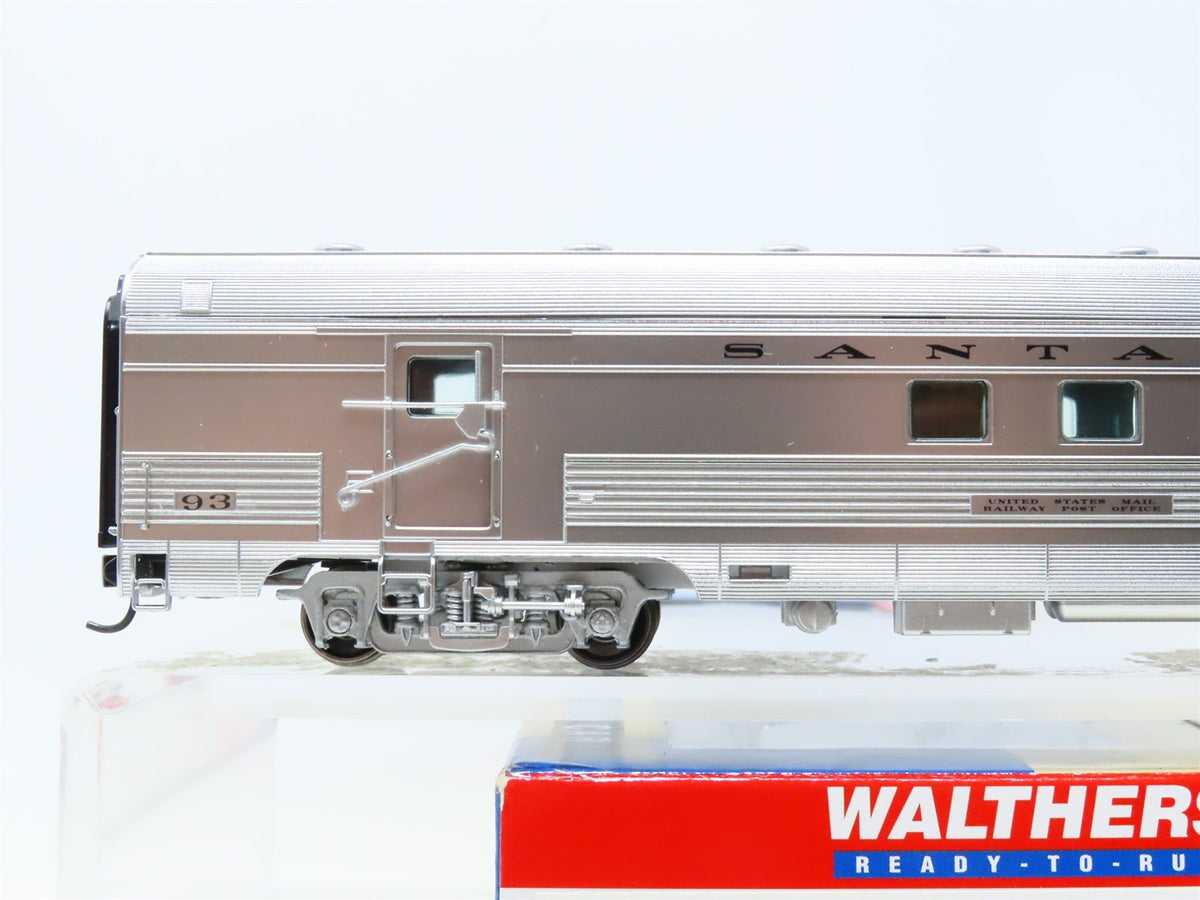 HO Scale Walthers 932-9730 ATSF Santa Fe 63&#39; Budd Post Office Passenger Car #93