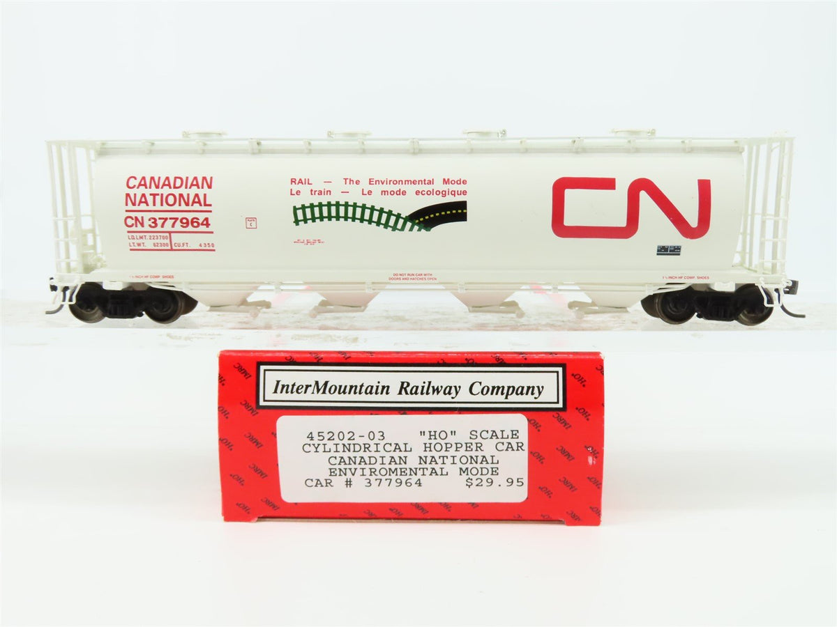 HO Scale InterMountain 45202-03 CN Canadian National Cylindrical Hopper #377964