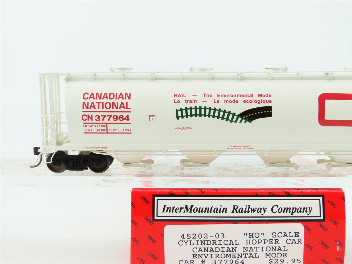 HO Scale InterMountain 45202-03 CN Canadian National Cylindrical Hopper #377964