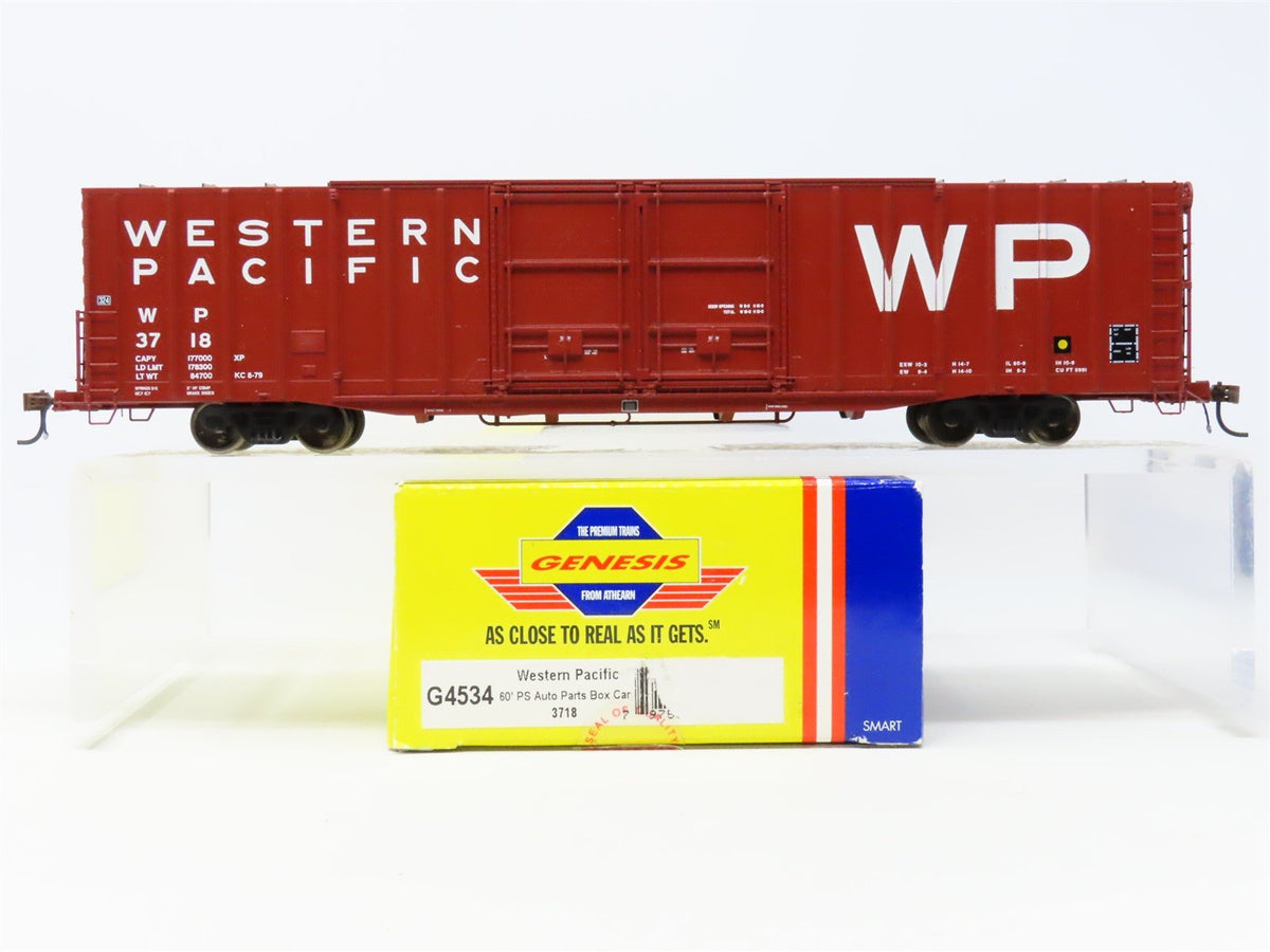 HO Scale Athearn Genesis G4534 WP Western Pacific 60&#39; Auto Parts Box Car #3718