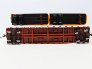 HO Scale Athearn 92358 SOO Line 50' Flat Car #54432 w/ Two 25' Trailers