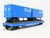 HO Scale Athearn 92399 GN Great Northern 50' Flat Car #60236 w/ Two 25' Trailers