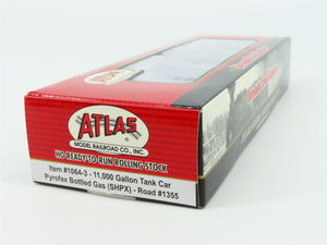 HO Scale Atlas 1064-3 Pyrofax Bottled Gas Single Dome Tank Car #1355 - SEALED