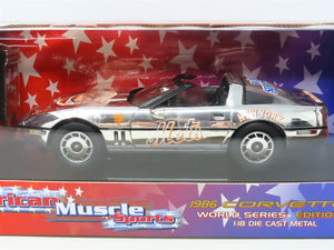 1:18 Scale RC Ertl American Muscle Sports #33461 1986 Corvette - NY Mets