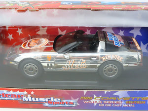 1:18 Scale RC Ertl American Muscle Sports #33461 1986 Corvette - NY Mets