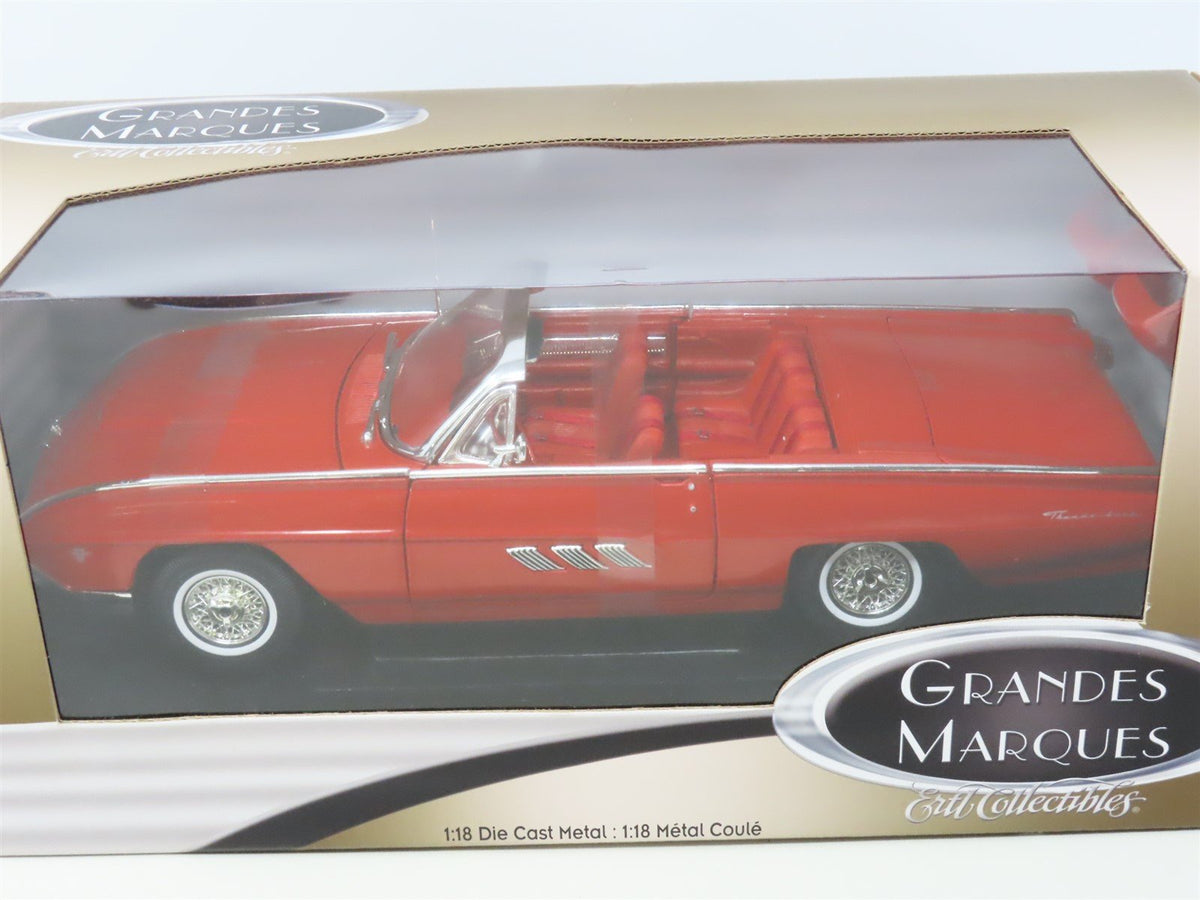 1:18 Scale Ertl RC2 33716 Grandes Marques 1963 Thunderbird Sports Roadster - Red