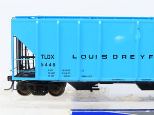 HO Scale ExactRail EP-80179-4 TLDX Louis-Dreyfus Corporation Grain Hopper #5446