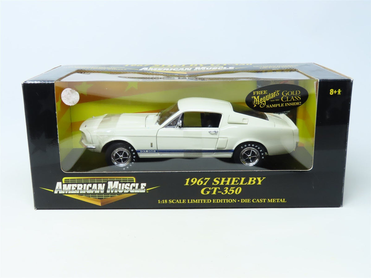 1:18 Scale Ertl American Muscle #36421 Diecast 1967 Shelby GT-350 - White