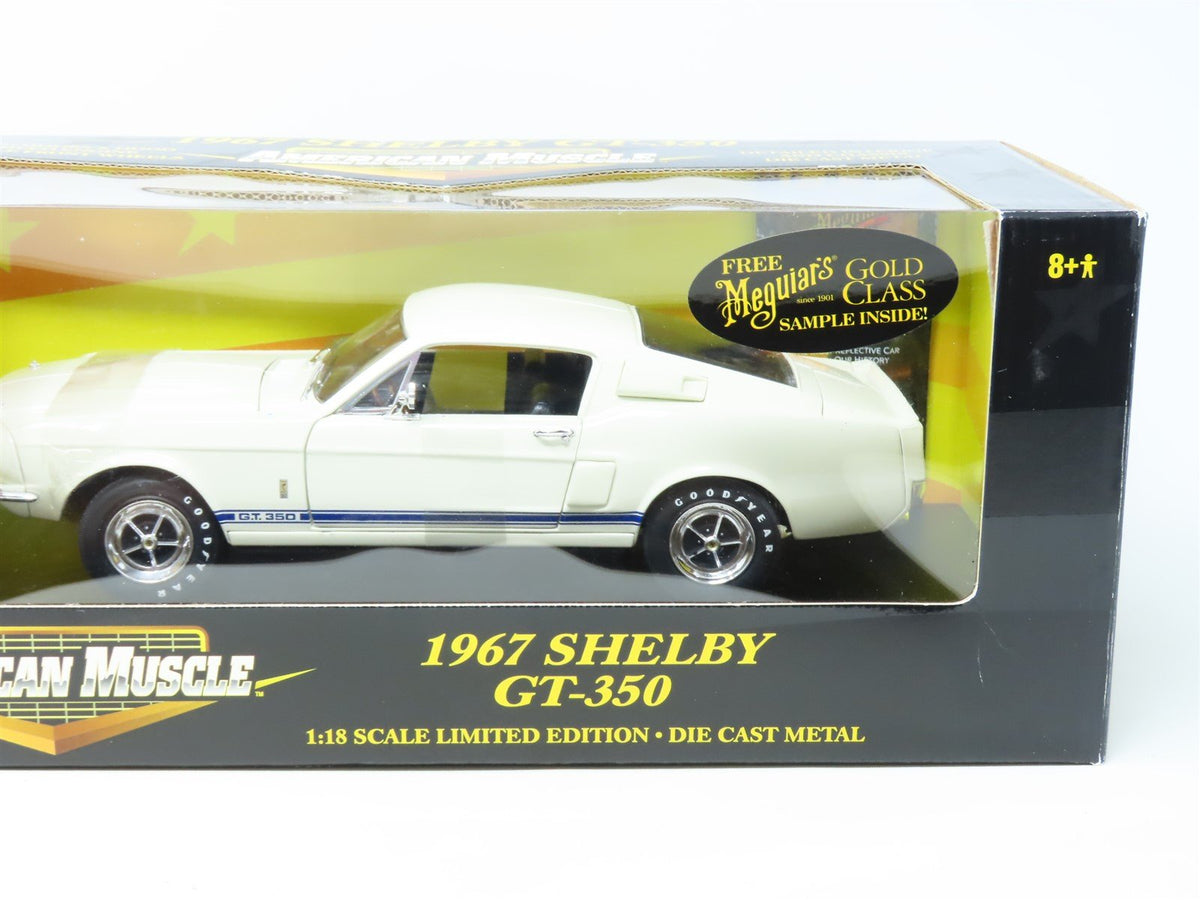 1:18 Scale Ertl American Muscle #36421 Diecast 1967 Shelby GT-350 - White