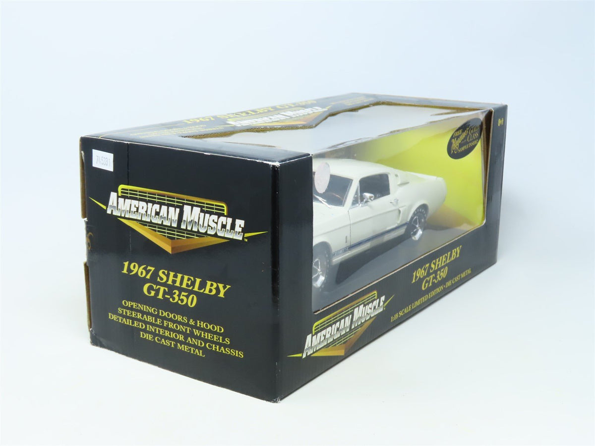 1:18 Scale Ertl American Muscle #36421 Diecast 1967 Shelby GT-350 - White