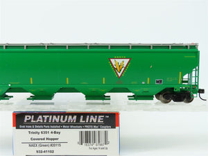 HO Walthers Platinum Line 932-41102 NAEX North American Ethanol Hopper #20115
