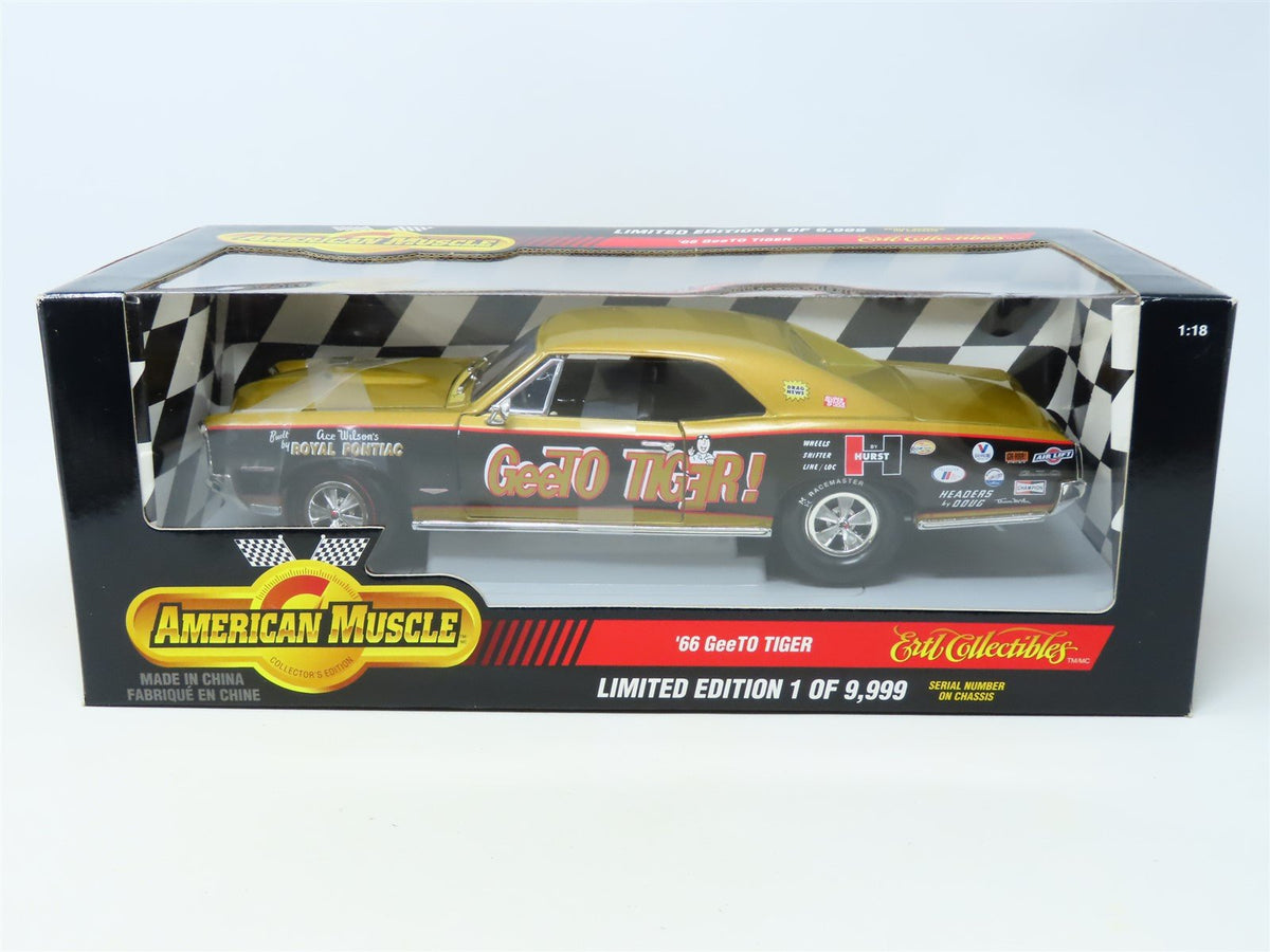 1:18 Scale Ertl American Muscle #32108 Die-Cast &#39;66 GeeTo Tiger - Gold/Black