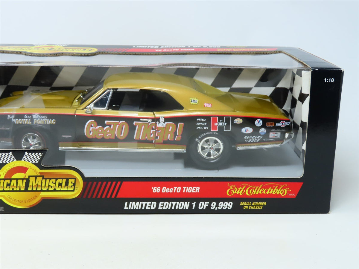 1:18 Scale Ertl American Muscle #32108 Die-Cast &#39;66 GeeTo Tiger - Gold/Black