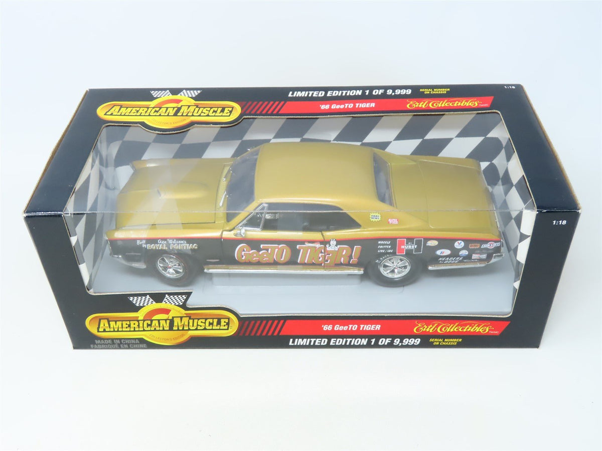 1:18 Scale Ertl American Muscle #32108 Die-Cast &#39;66 GeeTo Tiger - Gold/Black