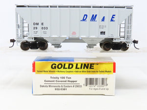 HO Walthers Gold Line 932-5381 DME Dakota Minnesota & Eastern Hopper #29033