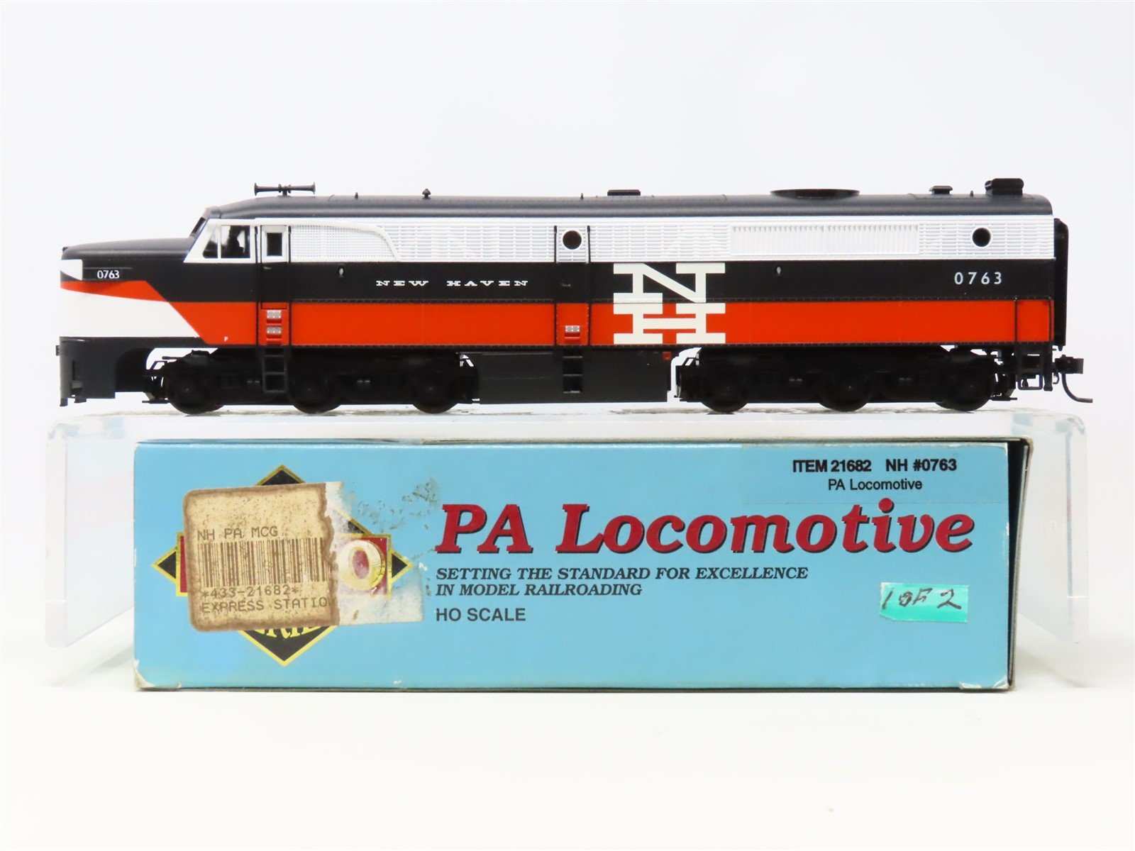 HO Scale Proto 2000 21682 NH New Haven PA Diesel Locomotive #0763
