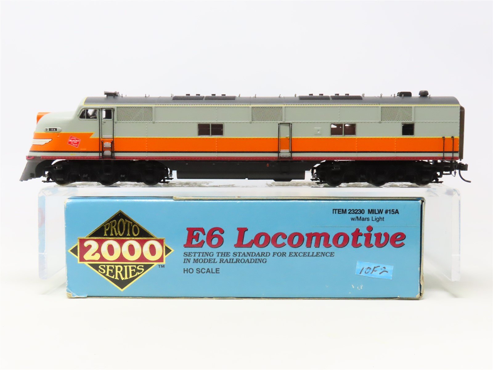 HO Scale Proto 2000 23230 MILW Milwaukee Road E6A Diesel Locomotive #15A