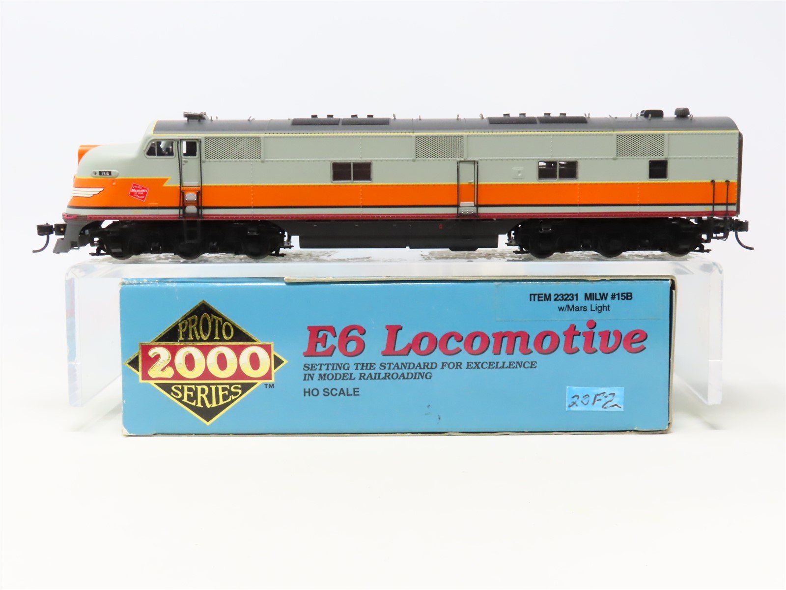HO Scale Proto 2000 23231 MILW Milwaukee Road E6A Diesel Locomotive #15B