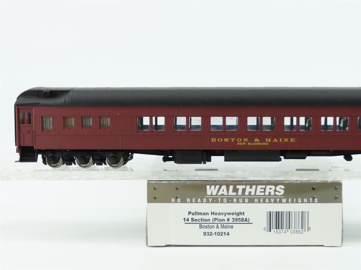 HO Walthers 932-10214 BM Boston &amp; Maine Heavyweight 14-Section Sleeper Passenger