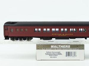 HO Walthers 932-10214 BM Boston & Maine Heavyweight 14-Section Sleeper Passenger