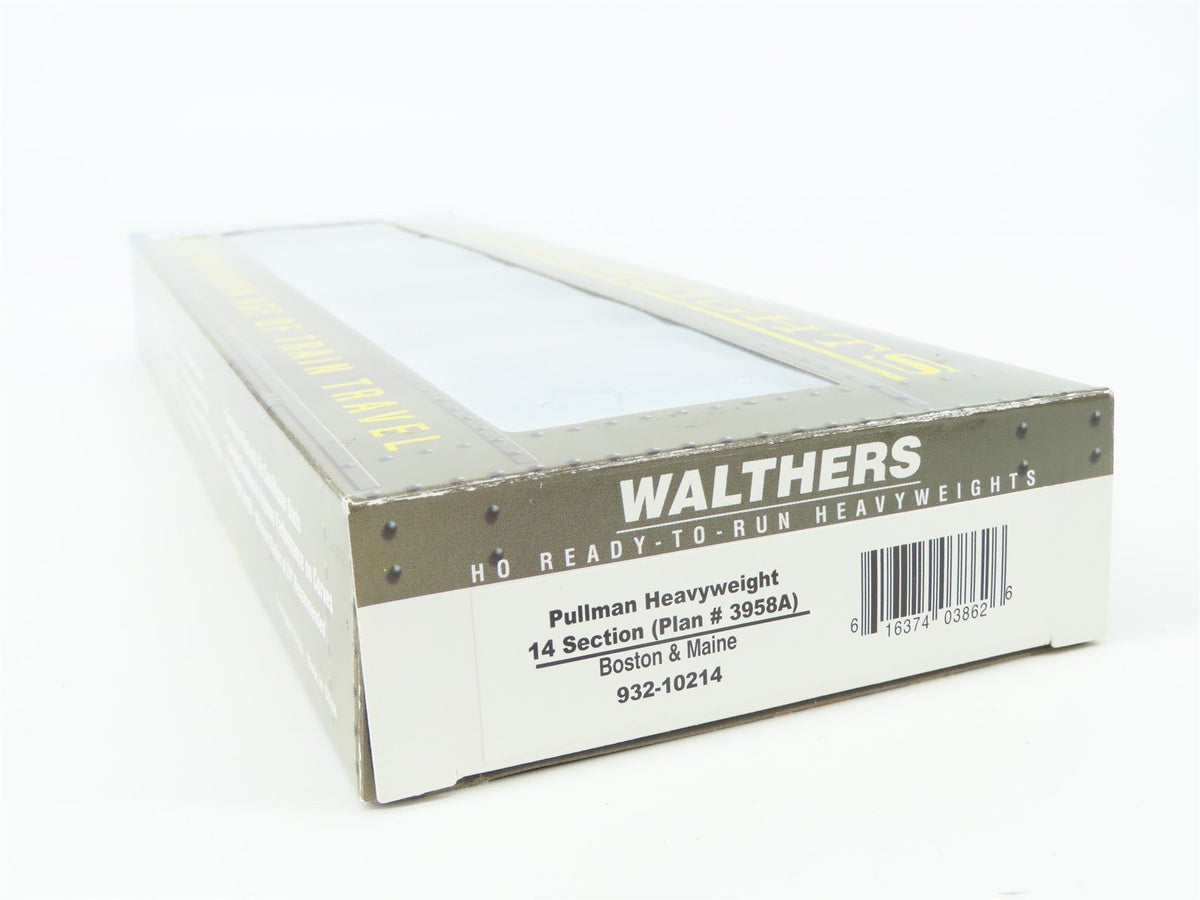 HO Walthers 932-10214 BM Boston &amp; Maine Heavyweight 14-Section Sleeper Passenger