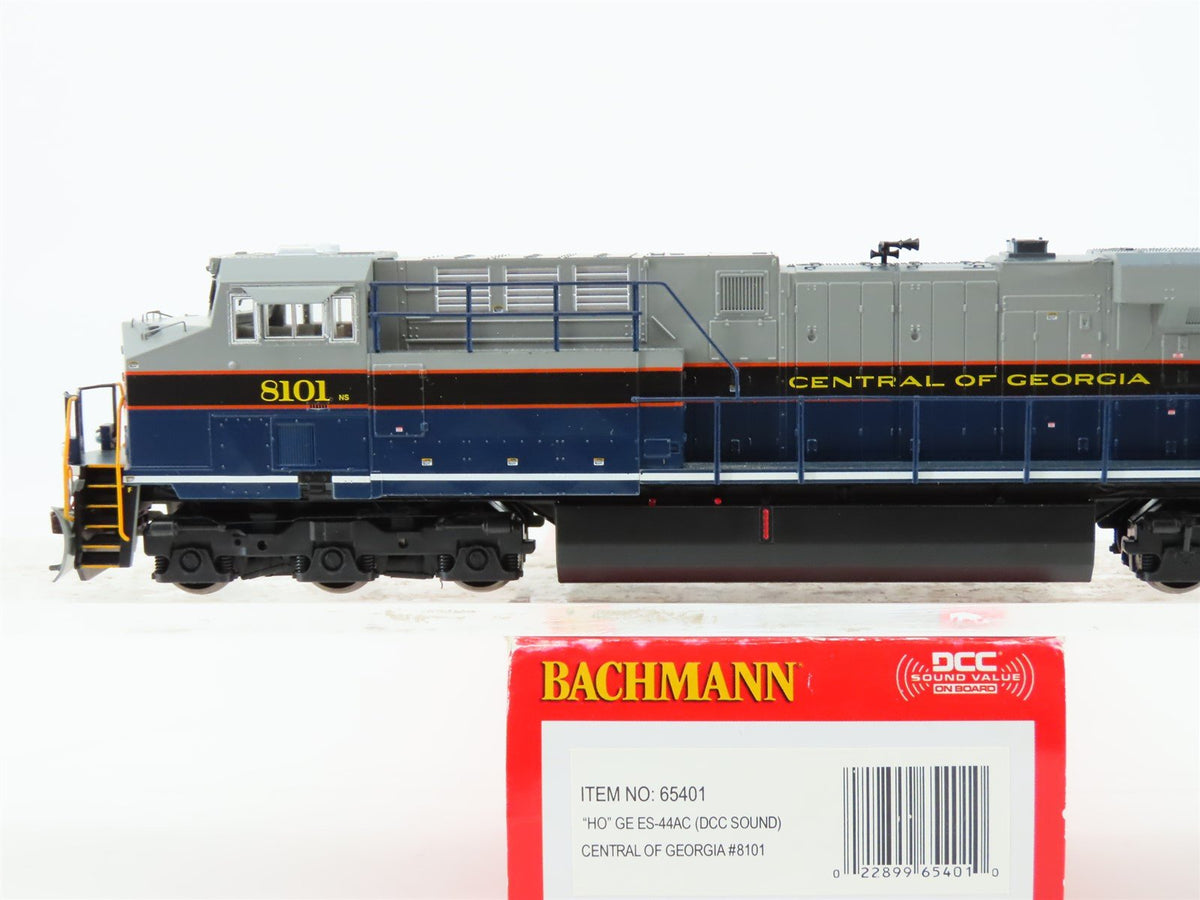 HO Bachmann 65401 CG Central of Georgia GE ES44AC Diesel #8101 w/DCC &amp; Sound