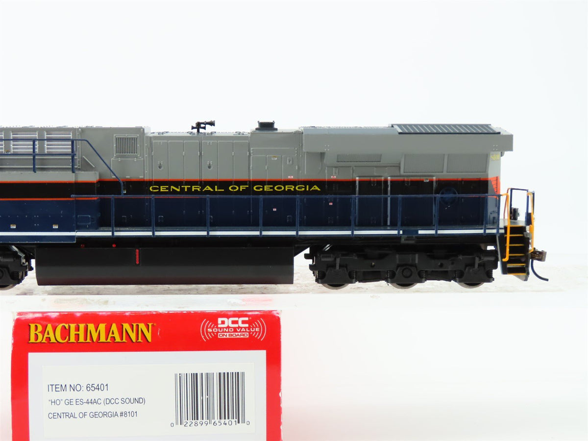 HO Bachmann 65401 CG Central of Georgia GE ES44AC Diesel #8101 w/DCC &amp; Sound