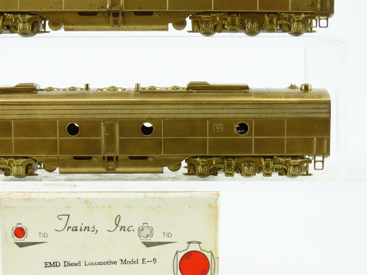 HO Trains Inc TID/KMT BRASS Undecorated EMD E9A/B Diesel Locomotive Set