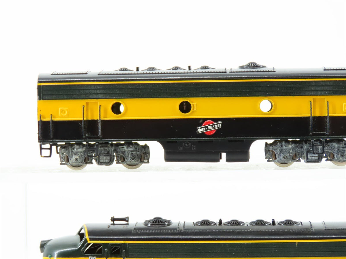 HO Tenshodo BRASS 131/132 CNW Chicago &amp; North Western F9A/B Diesel Set - Custom