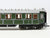 HO Scale Roco 45580 K.Bay.Sts. B Bavarian Coach 1/2 Class Passenger Car