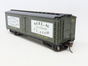 HO Scale Roundhouse 84605 BOW Bowman Dairy 40' Wood Milk Car #117