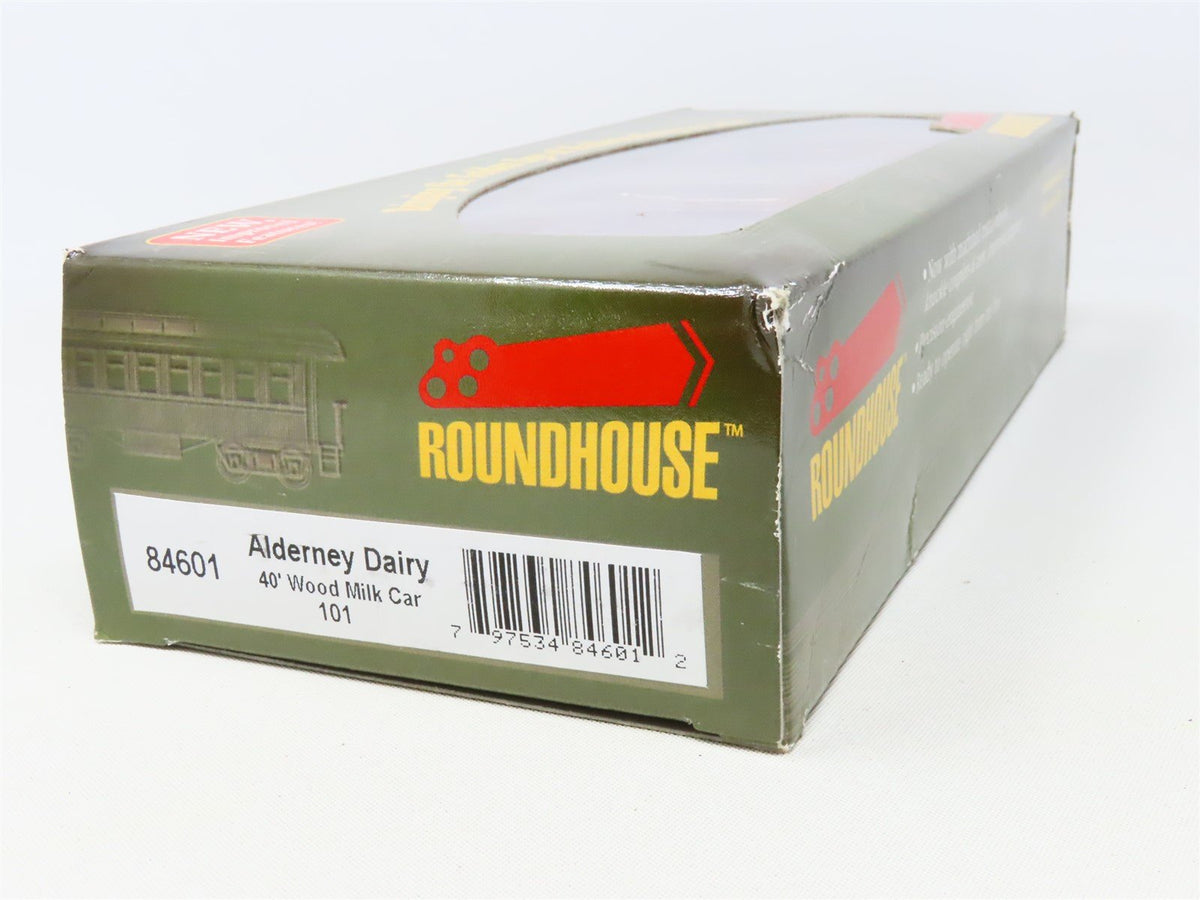 HO Scale Roundhouse 84601 NMCX Alderney Dairy 40&#39; Wood Milk Car #101