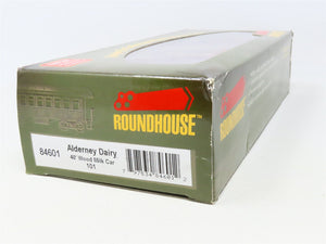 HO Scale Roundhouse 84601 NMCX Alderney Dairy 40' Wood Milk Car #101
