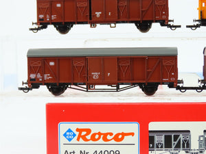 HO Scale Roco 44009 DB German Circus Krone Box Cars Set w/Elephant Car