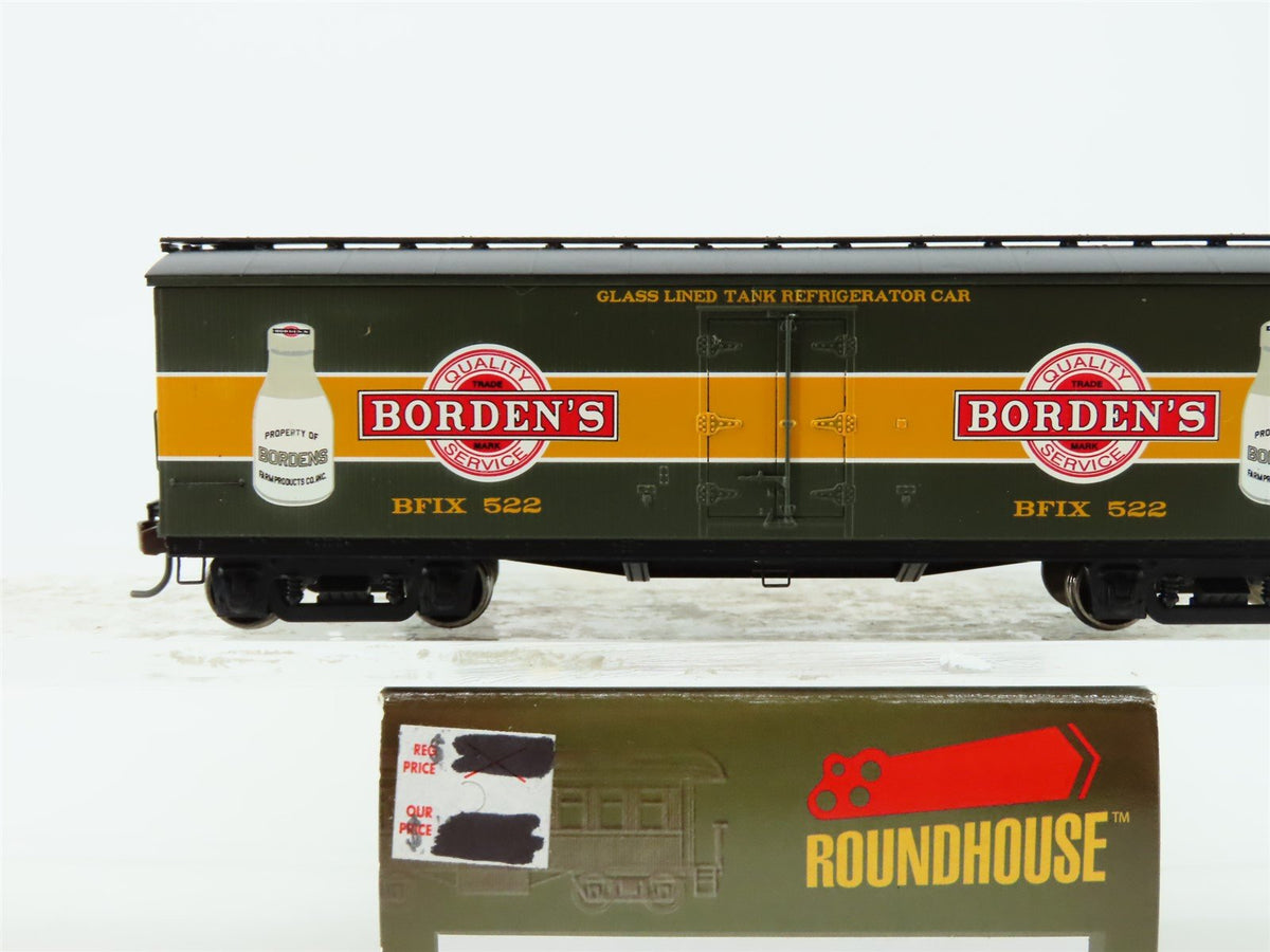 HO Scale Roundhouse 84616 Borden&#39;s Dairy Products 40&#39; Wood Milk Car #522
