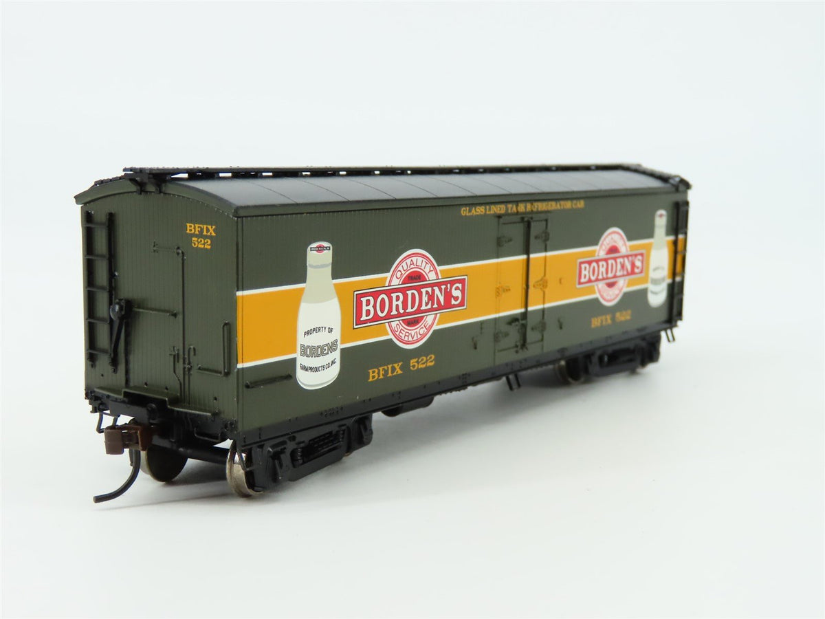 HO Scale Roundhouse 84616 Borden&#39;s Dairy Products 40&#39; Wood Milk Car #522