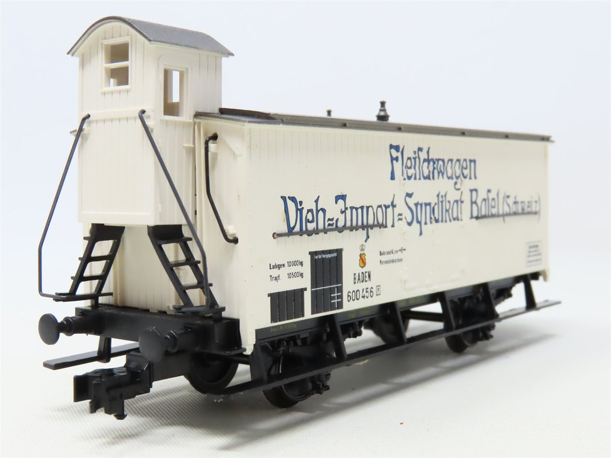 HO Scale Marklin 48922 Baden &amp; Holland Meat Reefers 3-Car Set