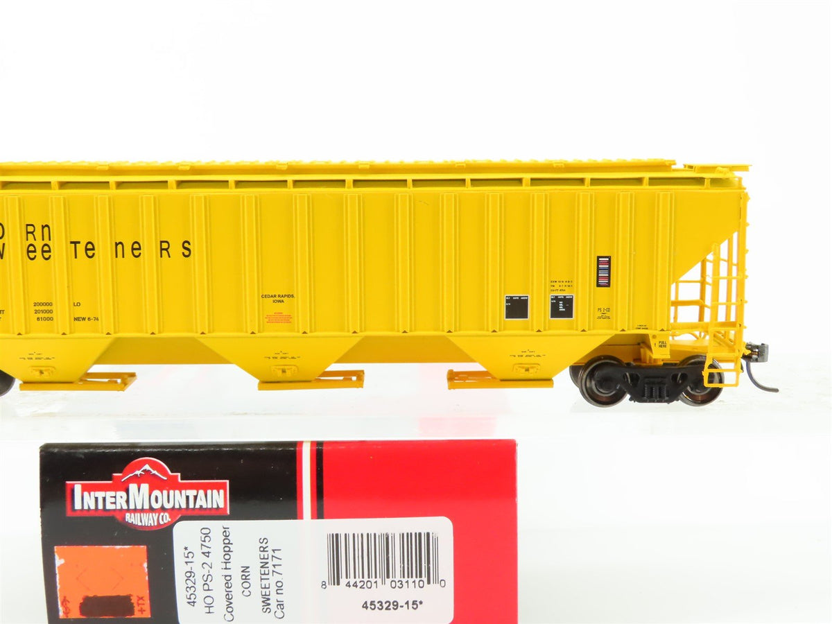 HO Scale InterMountain 45329-15 CRDX Corn Sweeteners 3-Bay Covered Hopper #7171