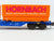 HO Scale Roco 47100 DB Kombiwaggon Articulated Flat Cars w/Covered Containers