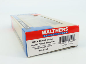 HO Scale Walthers 932-7258 PROX Procor 23000 Gallon Funnel Flow Tank Car #23049