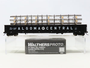 HO Walthers Proto 920-105405 AC Algoma Central 65' Gondola #1040 w/ Custom Load