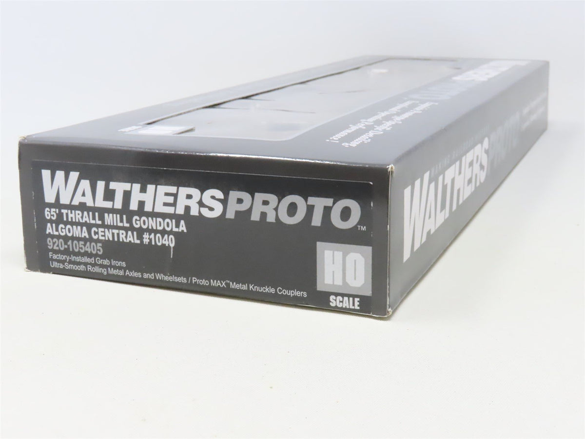 HO Walthers Proto 920-105405 AC Algoma Central 65&#39; Gondola #1040 w/ Custom Load