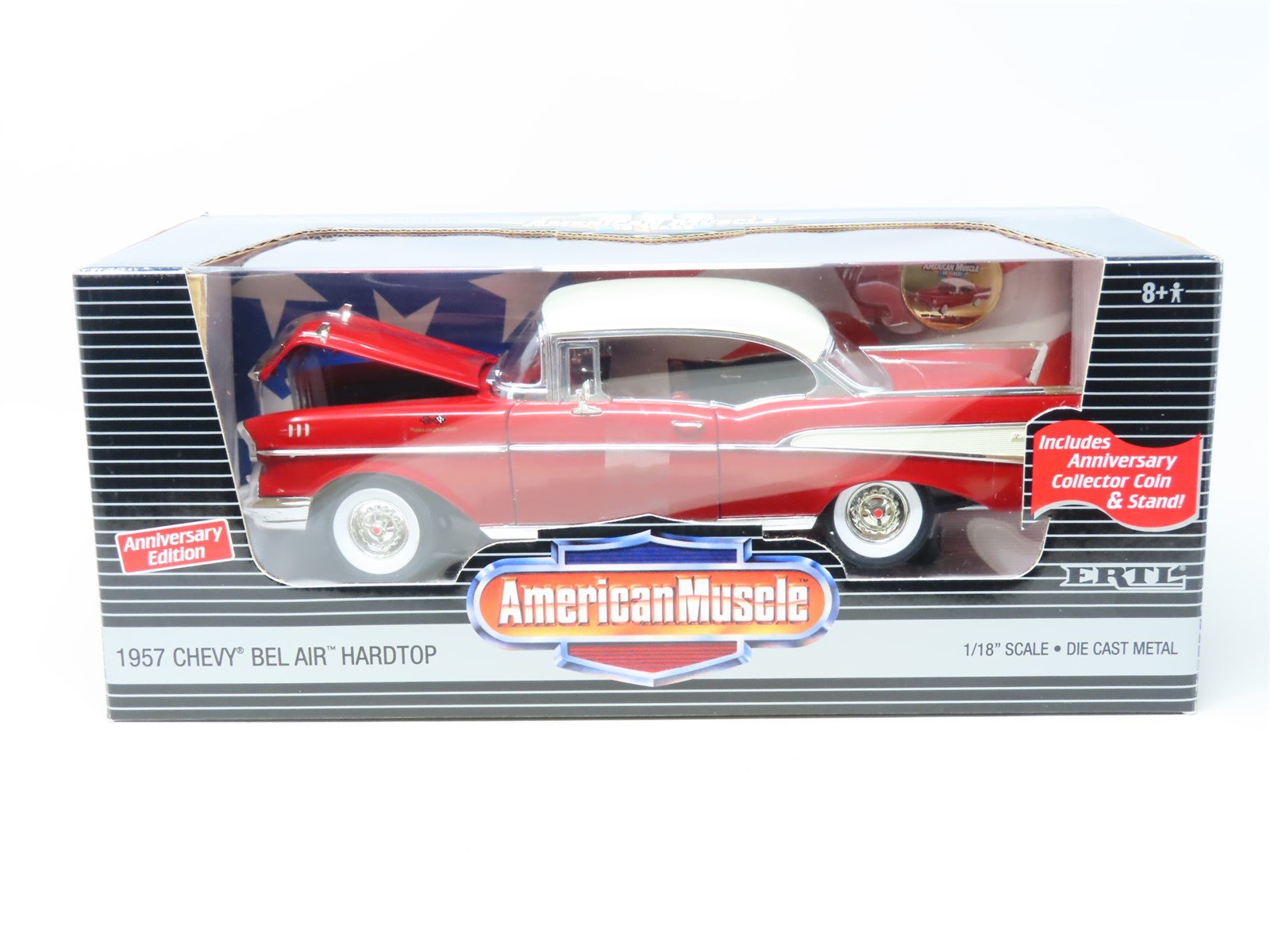 1/18 1969 PLYMOUTH ROADRUNNER IN YELLOW BY ERTL / AMERICAN